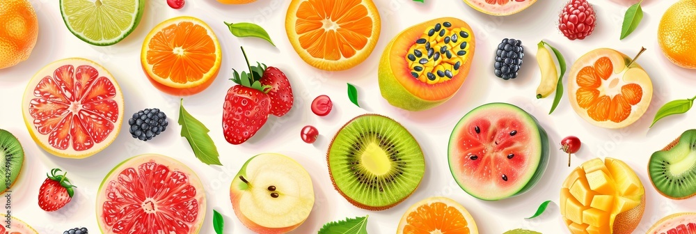 Background of seasonal fresh organic fruit Background of seasonal fresh organic fruit