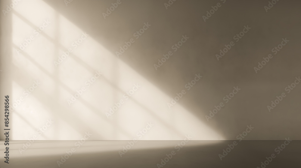Sunlight shines into the empty room Sunlight shines into the empty room