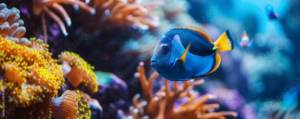 Obraz premium Vibrant Coral Reef Fish