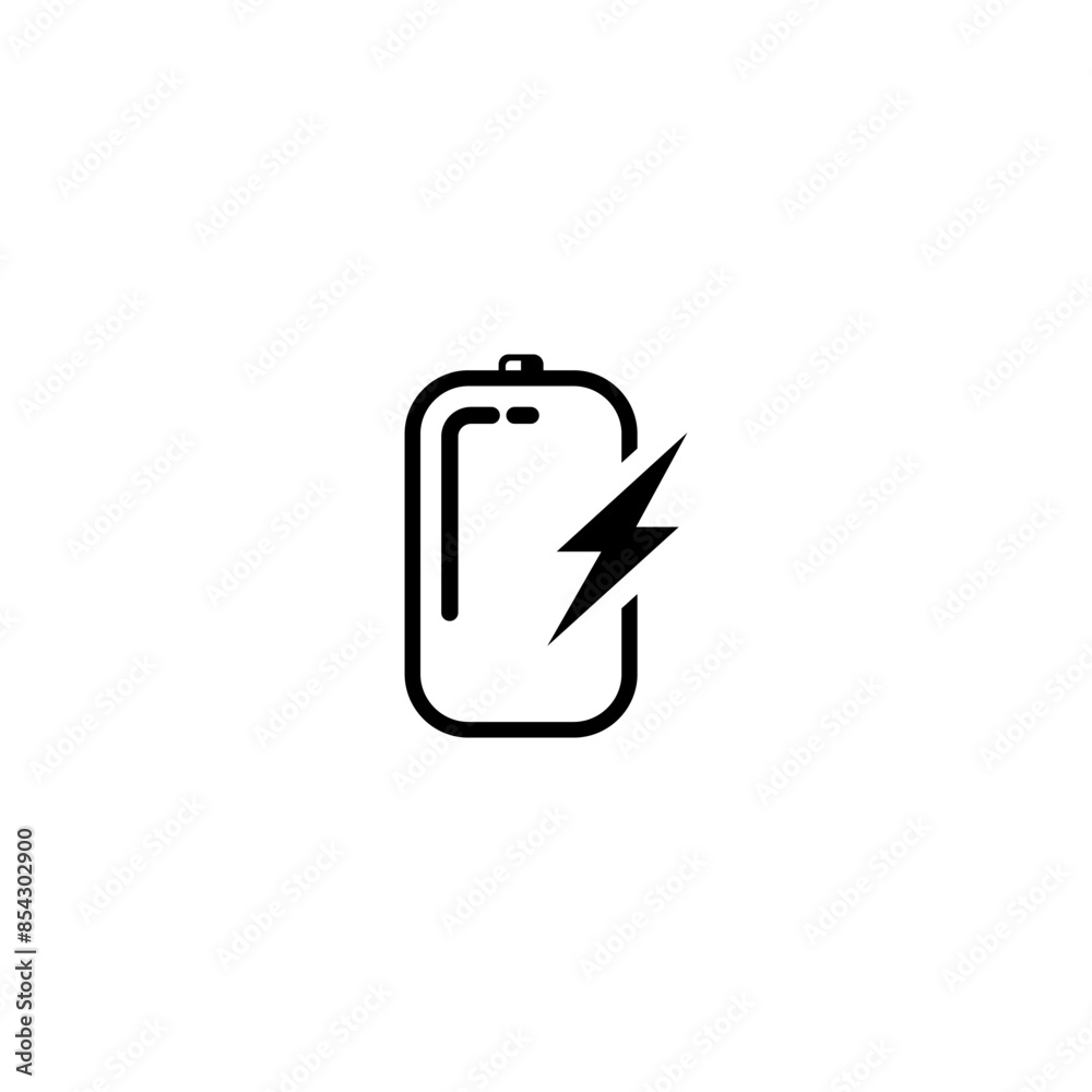Logo Design Battery Icon, Energy Symbol Logo Design Battery Icon, Energy Symbol