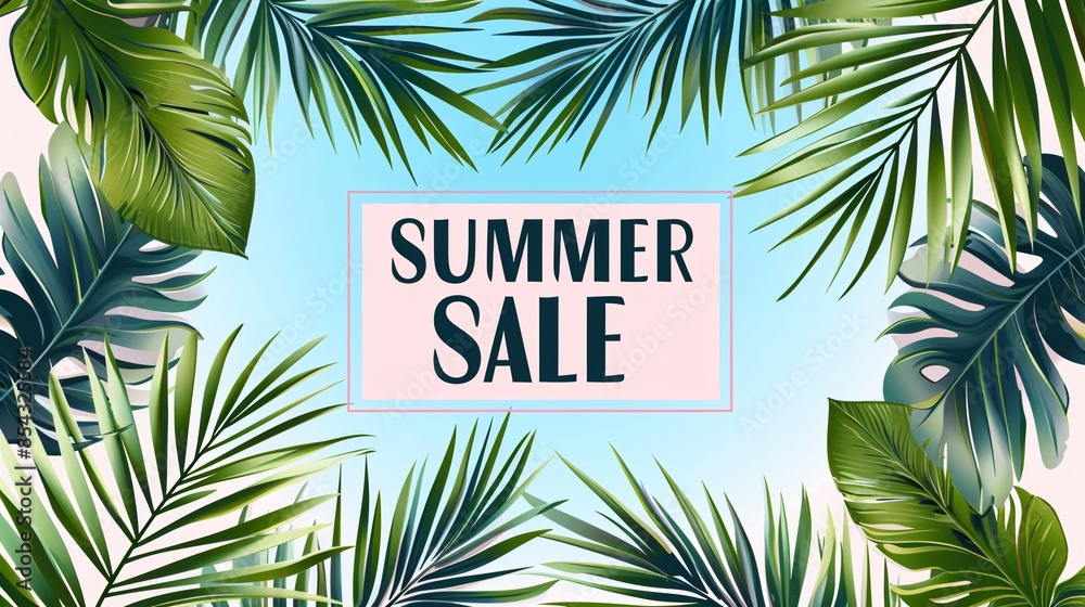 Summer sale promotion advertisement vector design template for flier, poster, website, business Summer sale promotion advertisement vector design template for flier, poster, website, business