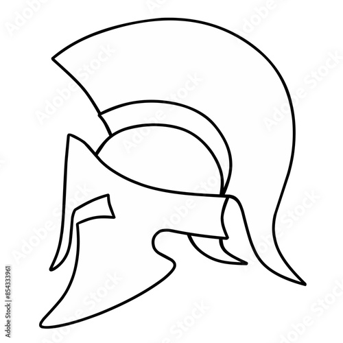 Spartan helmet greek