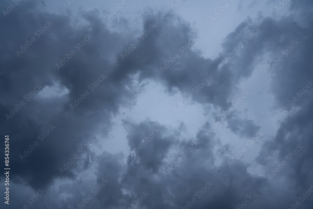 Fototapeta premium Dark and Dramatic Storm Clouds Area Background