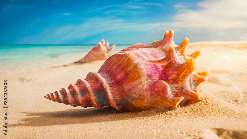 Tidal symphony Seashell's vibrant song unfolds Tidal symphony Seashell's vibrant song unfolds