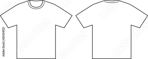 シンプルなTシャツ