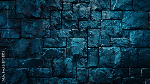 A photo of a brick wall with blocks laid out flat across the entire screen photo