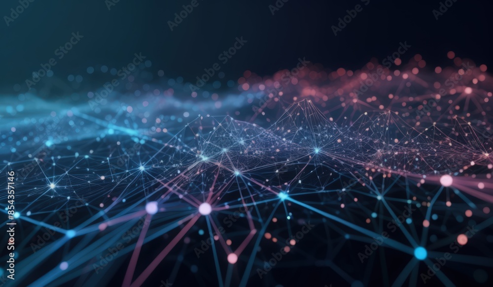 Obraz premium cyber networks digital tech, visualization power AI, holograms cyber save your data, 