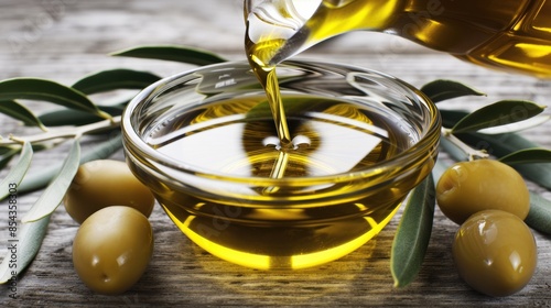 Olive Oil: Contains monounsaturated fats and polyphenols that have anti-inflammatory properties photo
