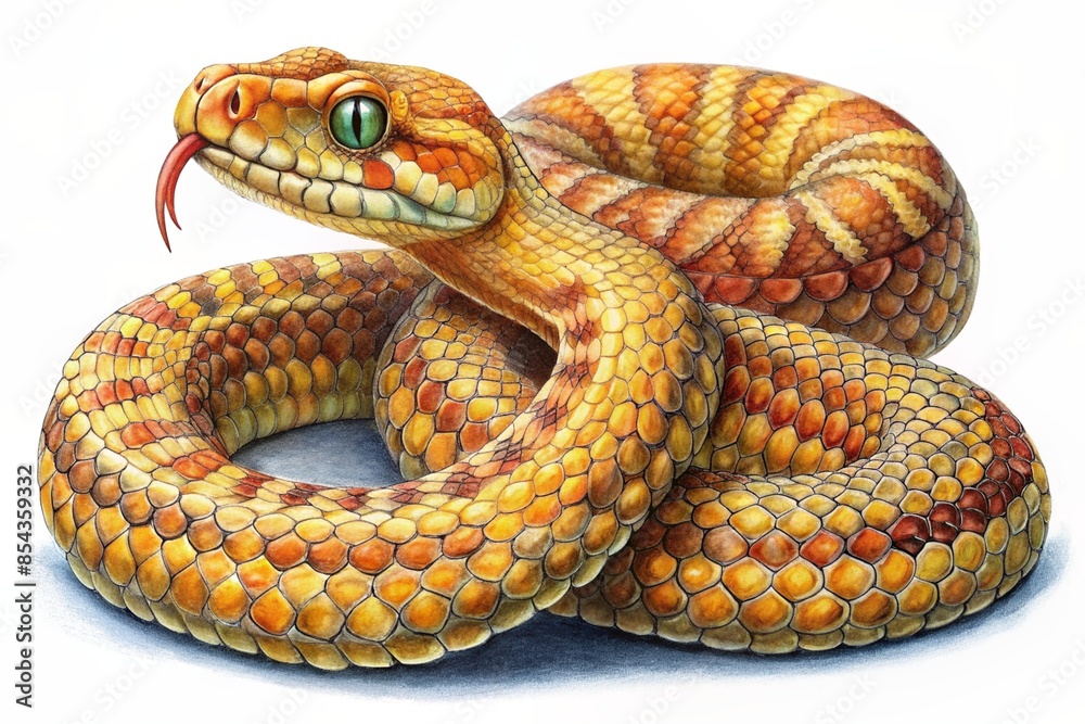 Fototapeta premium close up of a snake