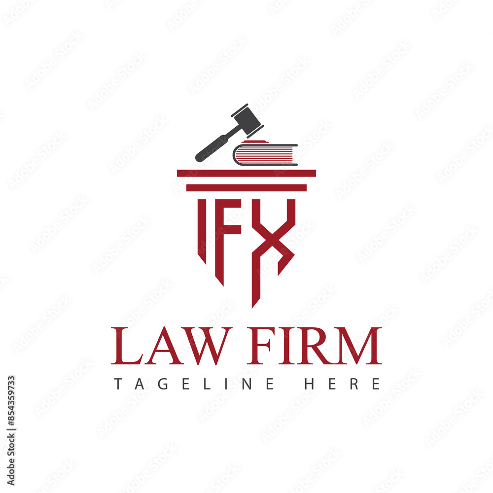 Set of modern law firm justice logo design vector graphic template Set of modern law firm justice logo design vector graphic template