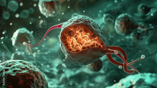 Ovarian Cancer,Includes various types of tumors originating in the ovaries. photo