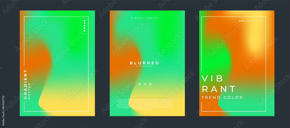 Fototapeta premium Abstract modern futuristic creative blurred background with gradient and vibrant colors