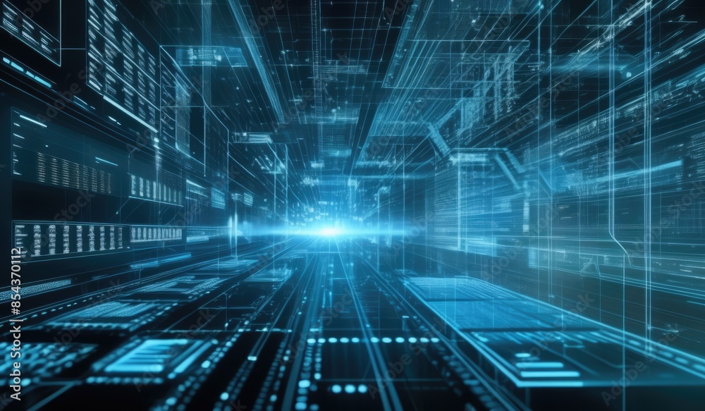 technology digital data flow technology digital data flow