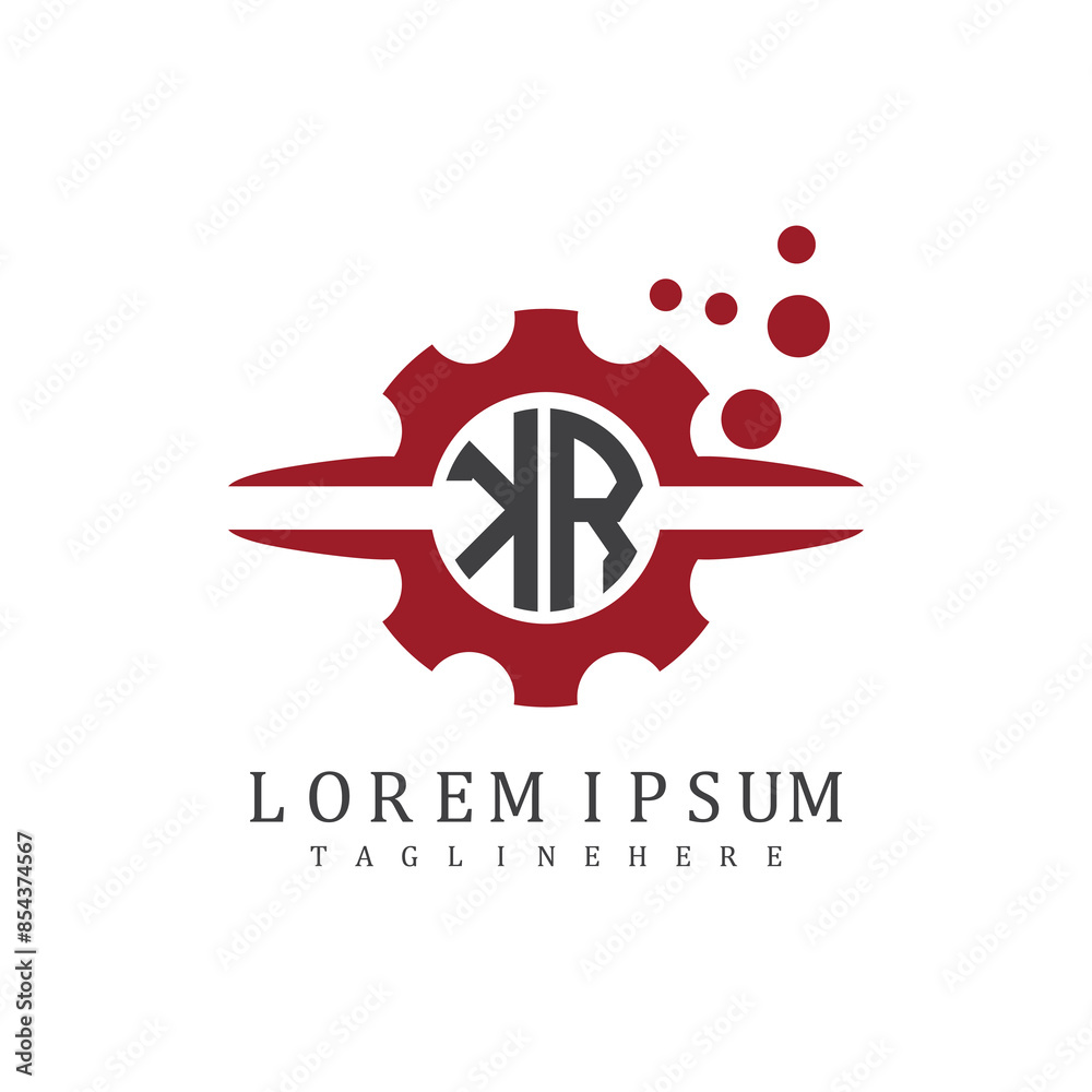 Obraz premium initial monogram for automotive logo design vector 