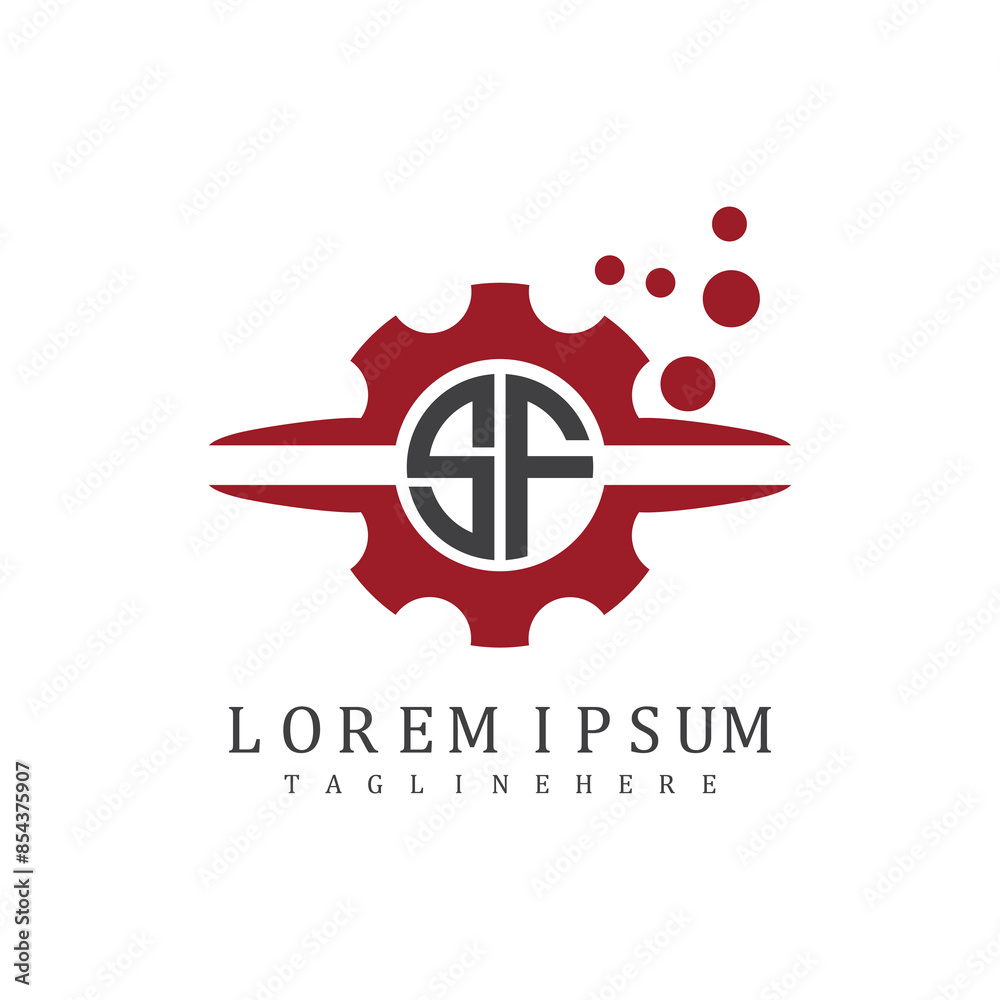initial monogram logo with creative design. initial monogram logo with creative design.