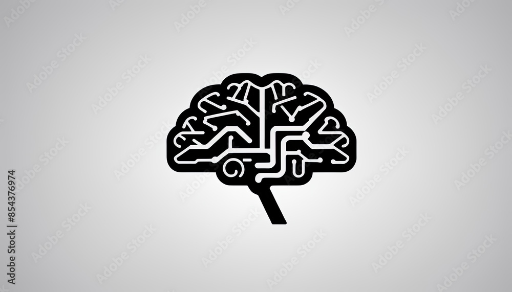 brain labyrinth idea concept. Brain puzzle icon. Human mind complexity. Creativity and brainstorming. Emotional intelligence. Mental health balance. monogram design brain labyrinth idea concept. Brain puzzle icon. Human mind complexity. Creativity and brainstorming. Emotional intelligence. Mental health balance. monogram design