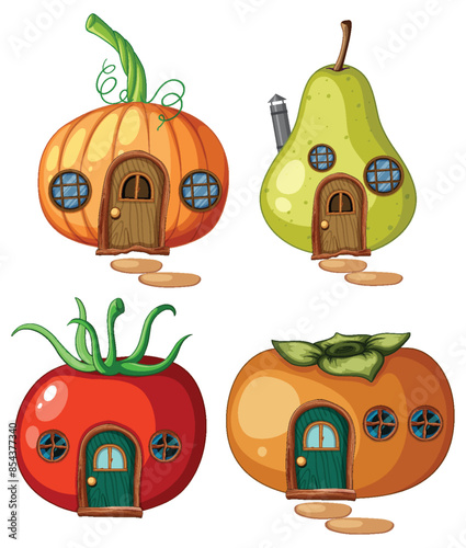 Charming homes shaped like fruits and vegetables