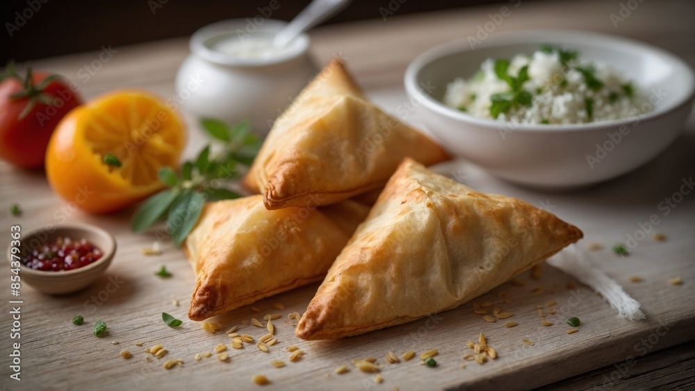 rice samosas
