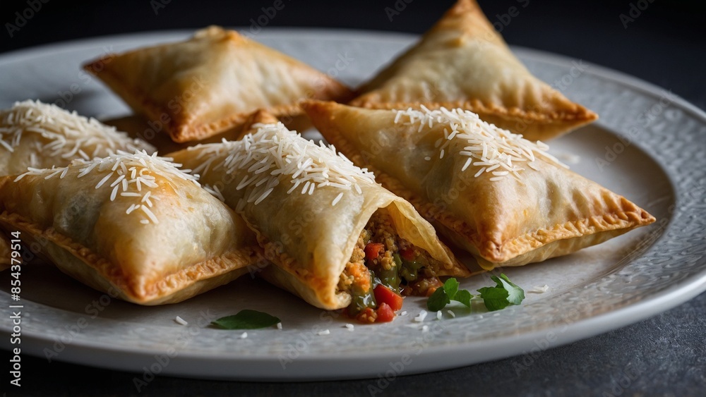 rice samosas rice samosas