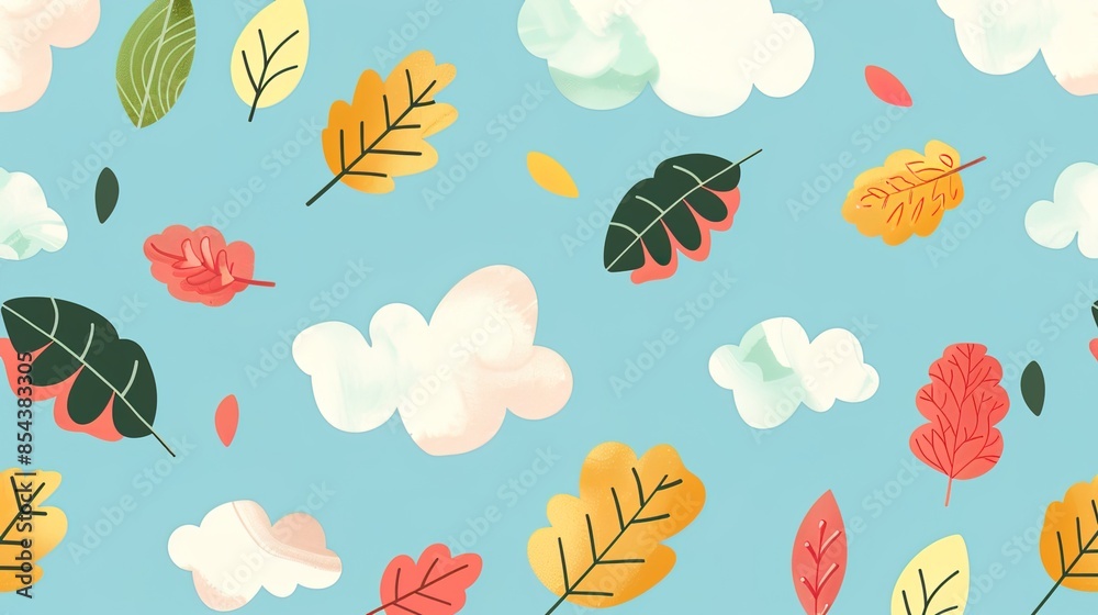 Cartoon pattern wallpaper Cartoon pattern wallpaper