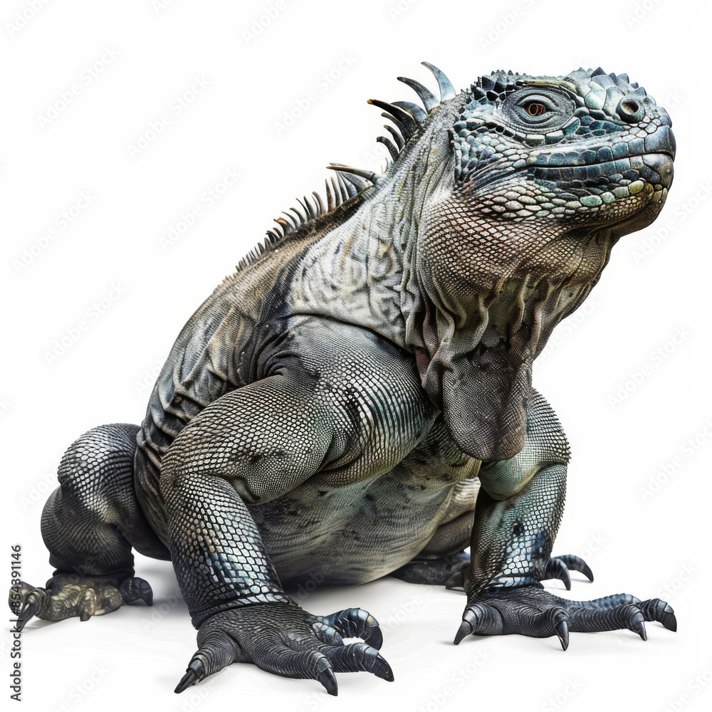 Obraz premium Galapagos old mariner iguana