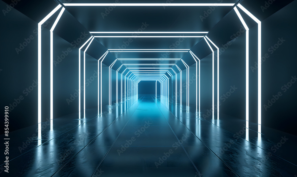 Geometric glowing lines light background Geometric glowing lines light background