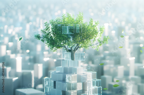 Green ecological technology tree