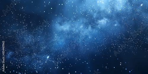 Dark cosmic starry sky background