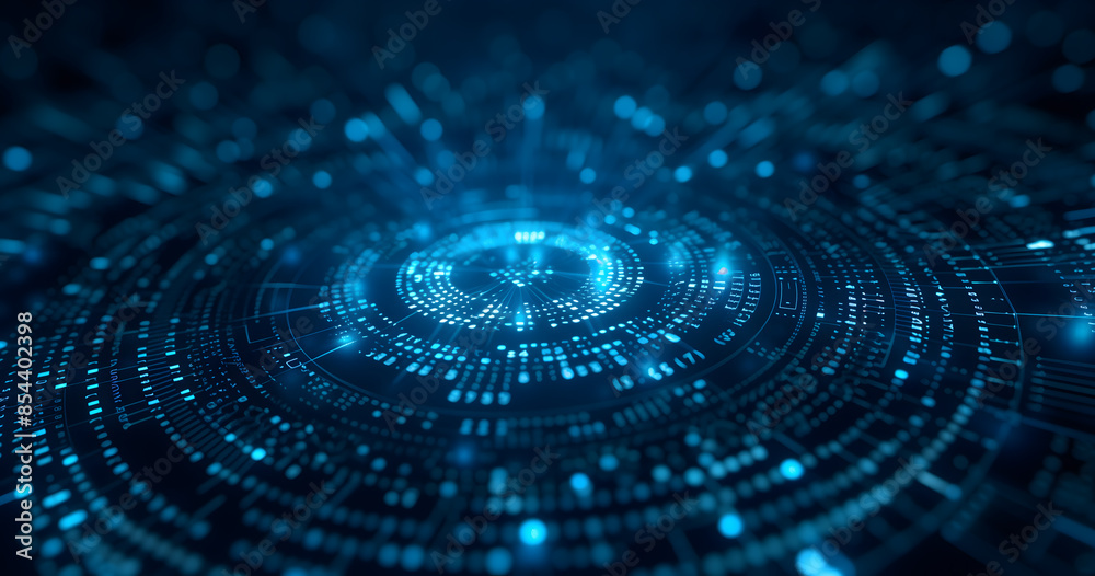 Round technology energy ring background Round technology energy ring background