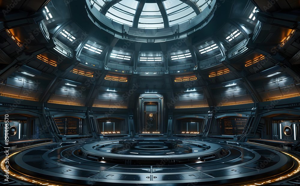 Obraz premium Yuanxing Technology booth background