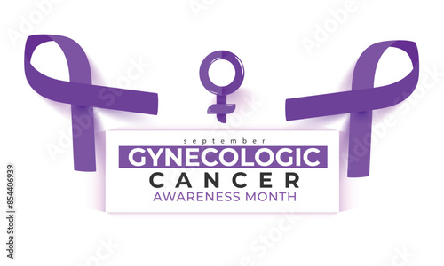 Gynecologic cancer awareness month. background, banner, card, poster, template. Vector illustration.