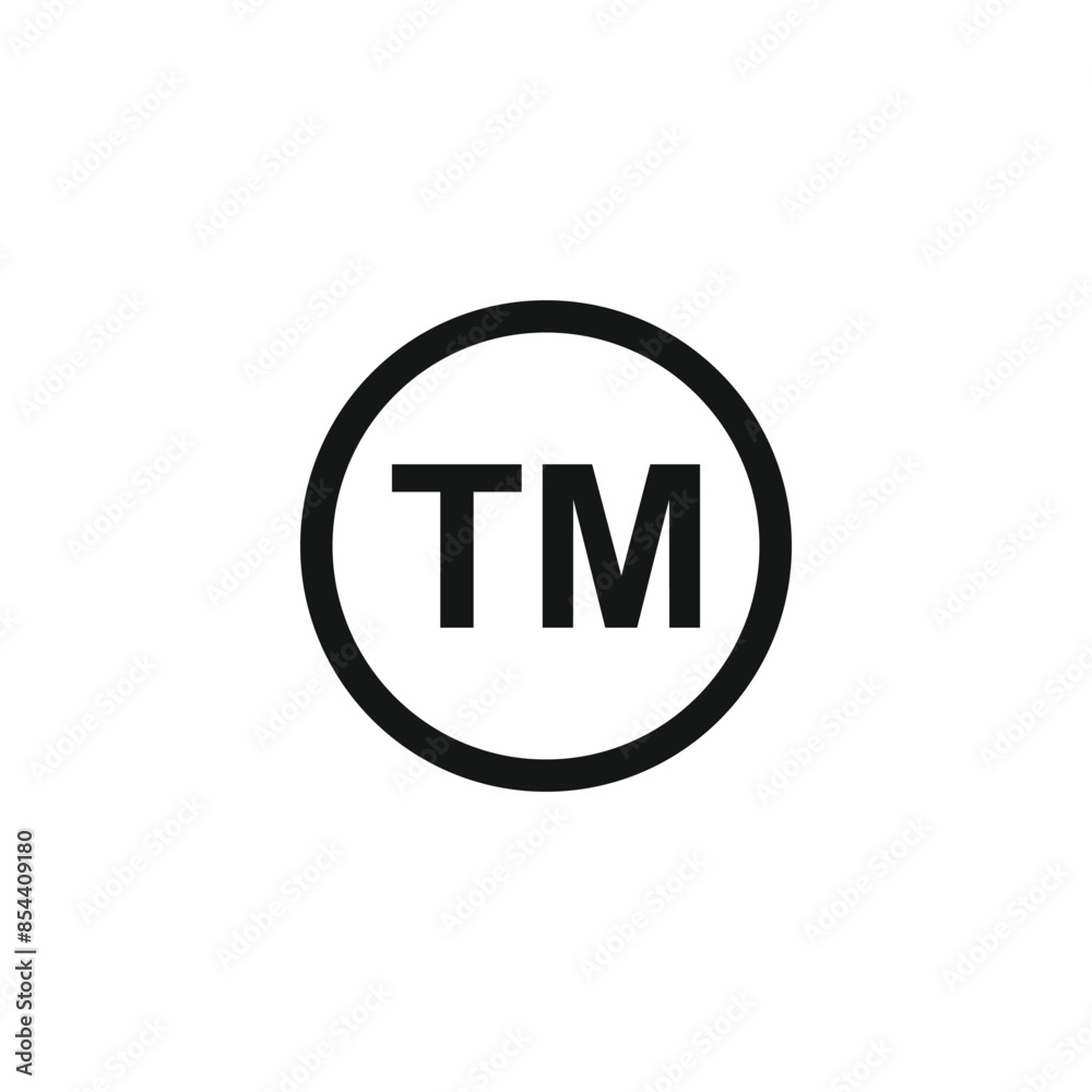 Trade mark icon vector. EPS 10 editable vector Trade mark icon vector. EPS 10 editable vector