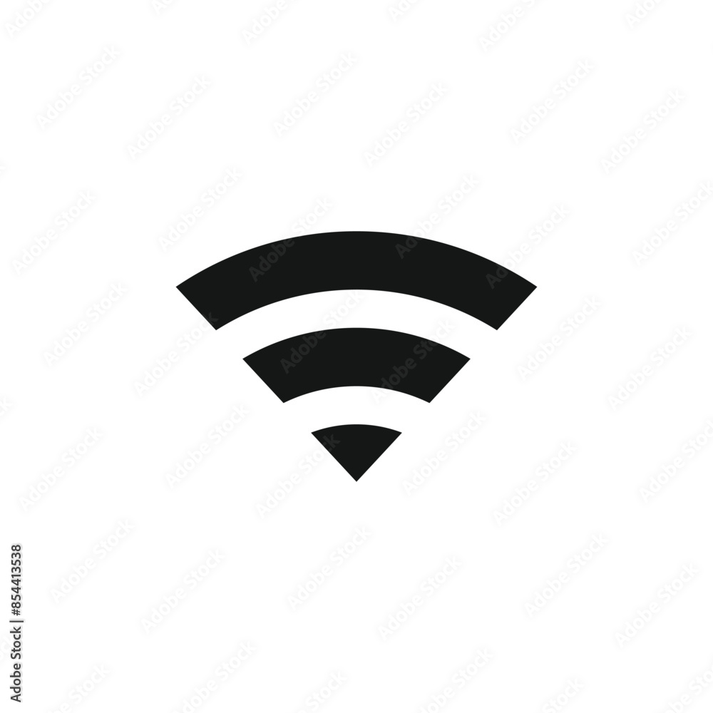 Wi fi icon vector. EPS 10 editable vector Wi fi icon vector. EPS 10 editable vector