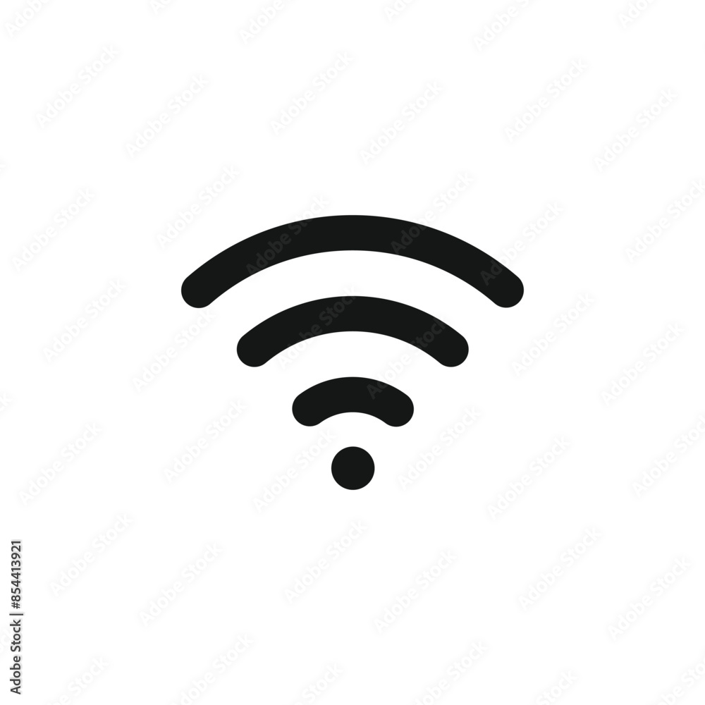 Wi fi icon vector. EPS 10 editable vector Wi fi icon vector. EPS 10 editable vector