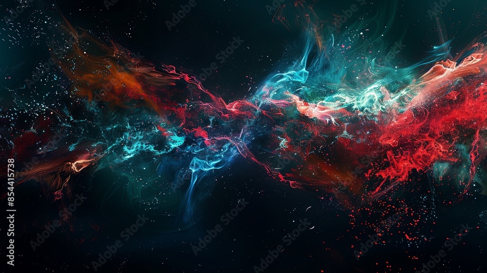 programming and code development abstract bright wallpaper