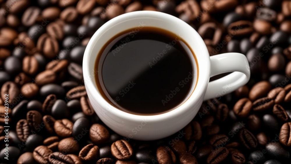 A moment of coffee bliss A moment of coffee bliss