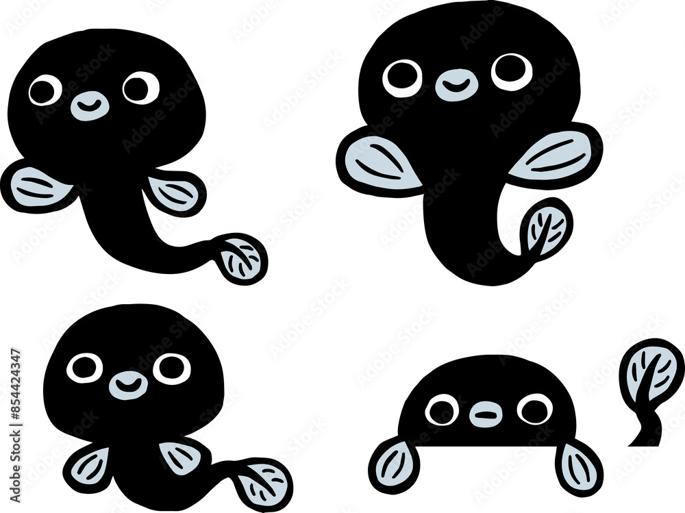 かわいいウナギのイラスト かわいいウナギのイラスト