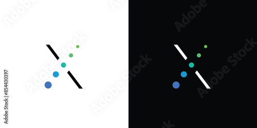 Modern and sophisticated X logo design