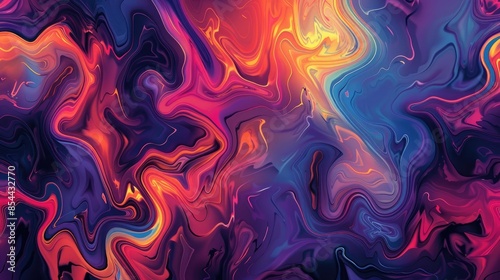 Abstract seamless background with multiple colors