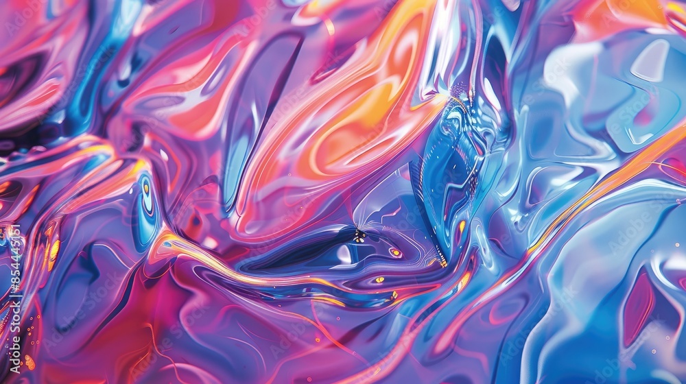 Vibrant glass pattern for textile and design Vibrant glass pattern for textile and design