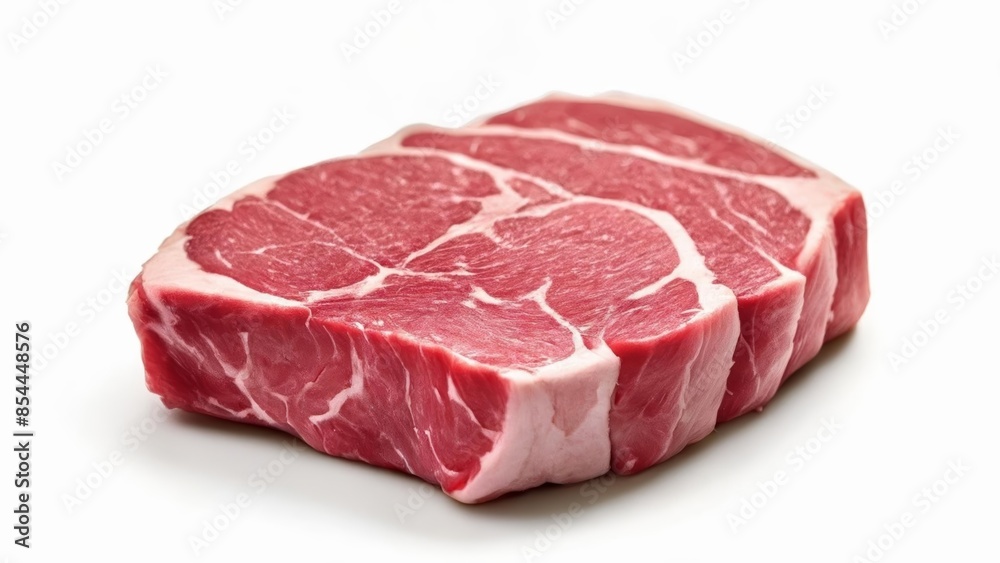 Juicy tender steak ready to sizzle on the grill Juicy tender steak ready to sizzle on the grill