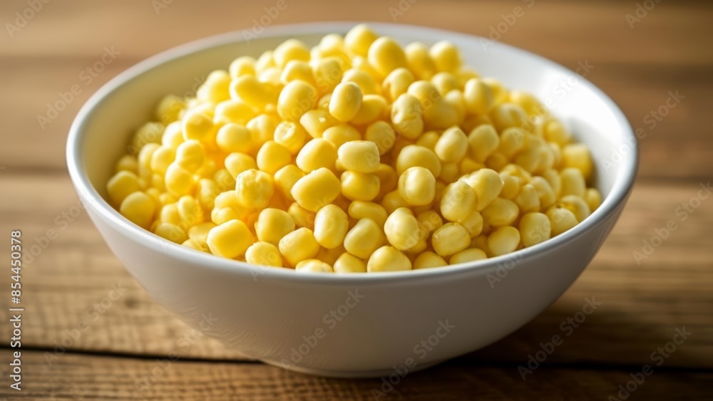 A bowl of golden fluffy popcorn A bowl of golden fluffy popcorn