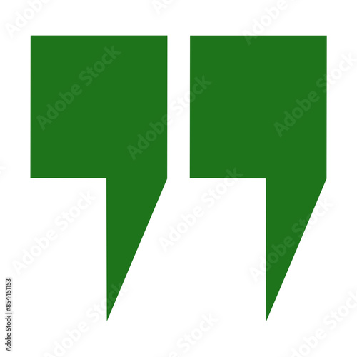 Green Quotation Mark Isolated on White Free Download Green Quotation Mark Isolated on White - GFXLoad