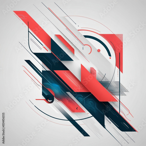 illustration Design Abstrack dinamis and Geometris