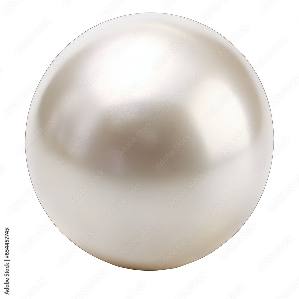 white silver pearl isolated on white white silver pearl isolated on white