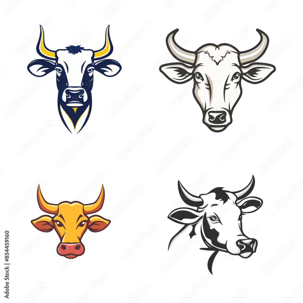 bull with horns bull with horns