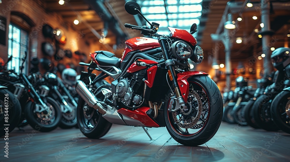 Precision Display: Contemporary Motorcycle and Helmets Precision Display: Contemporary Motorcycle and Helmets