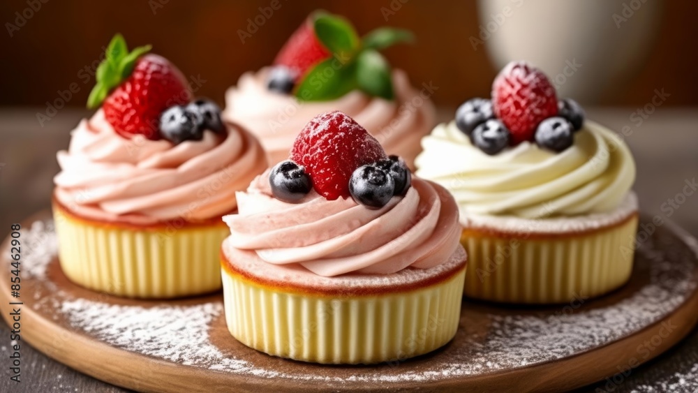 Deliciously sweet cupcakes with a fruity twist Deliciously sweet cupcakes with a fruity twist