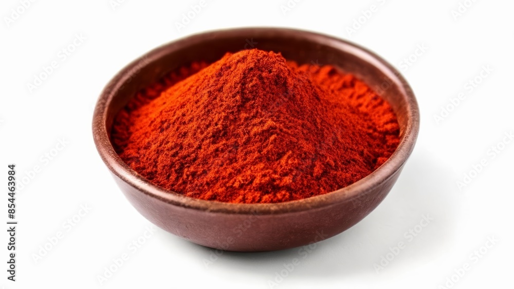 Vibrant red spice ready to add flavor to your dish Vibrant red spice ready to add flavor to your dish
