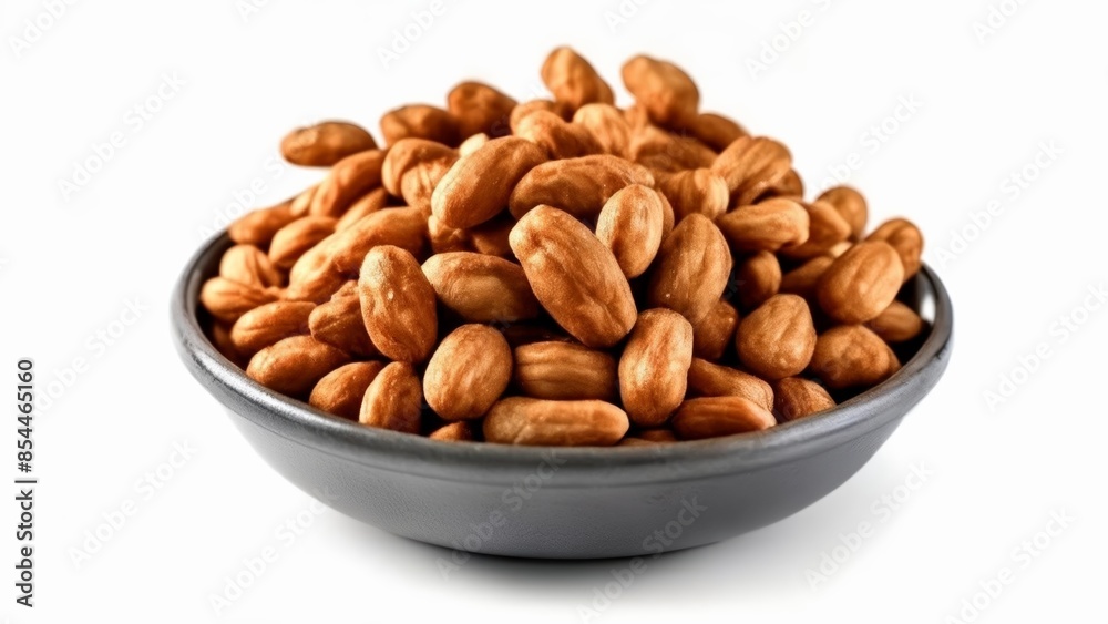 A bowl of almonds a healthy snack option A bowl of almonds a healthy snack option